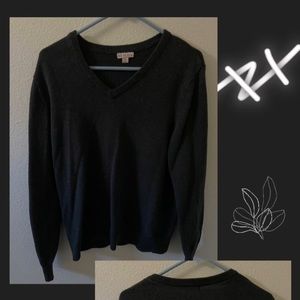 Merona Mens Grey Vneck Sweater